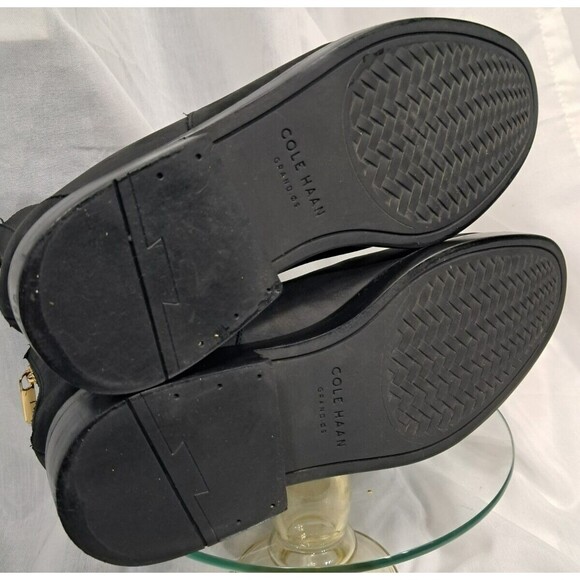 Cole Haan Women's Reid Waterproof Suede Black Ankle Boot 7.5 - Picture 12 of 14